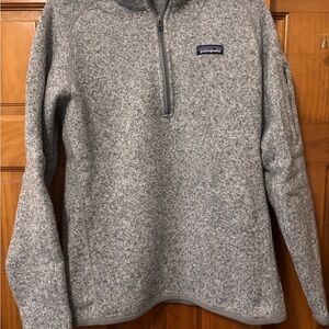 Patagonia Women’s Zip-Up Sweater in Heather Gray
